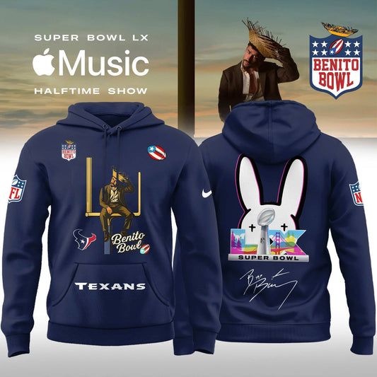 Houston Texans x Bad Bunny Super Bowl LX The Halftime Show Special Edition Hoodie