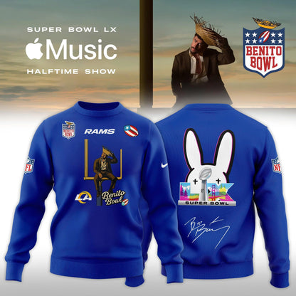 Los Angeles Rams x Bad Bunny Super Bowl LX The Halftime Show Special Edition Sweatshirt