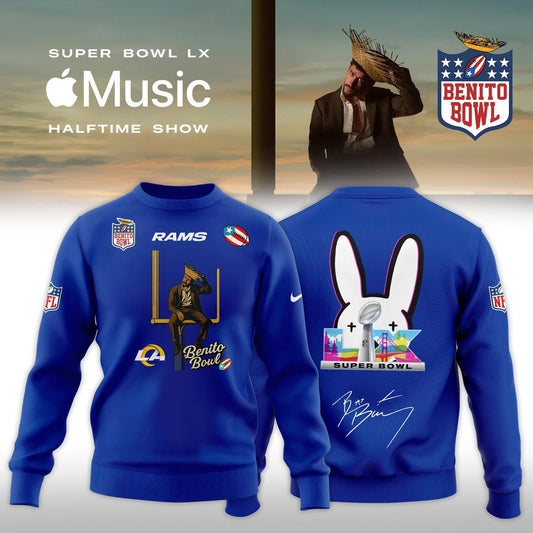 Los Angeles Rams x Bad Bunny Super Bowl LX The Halftime Show Special Edition Sweatshirt