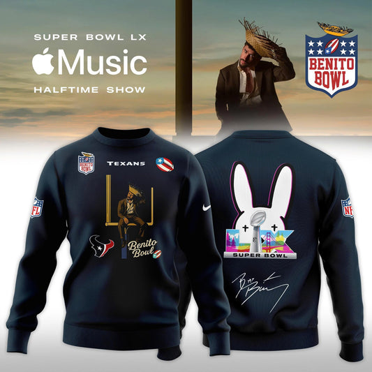 Houston Texans x Bad Bunny Super Bowl LX The Halftime Show Special Edition Sweatshirt