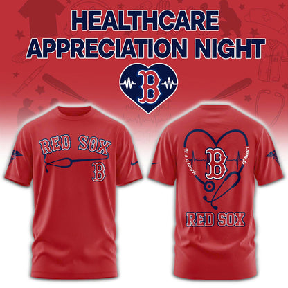 2026 Boston Red Sox Healthcare Appreciation Night Limited Edition T-Shirt Jogger And Cap Outfit Red