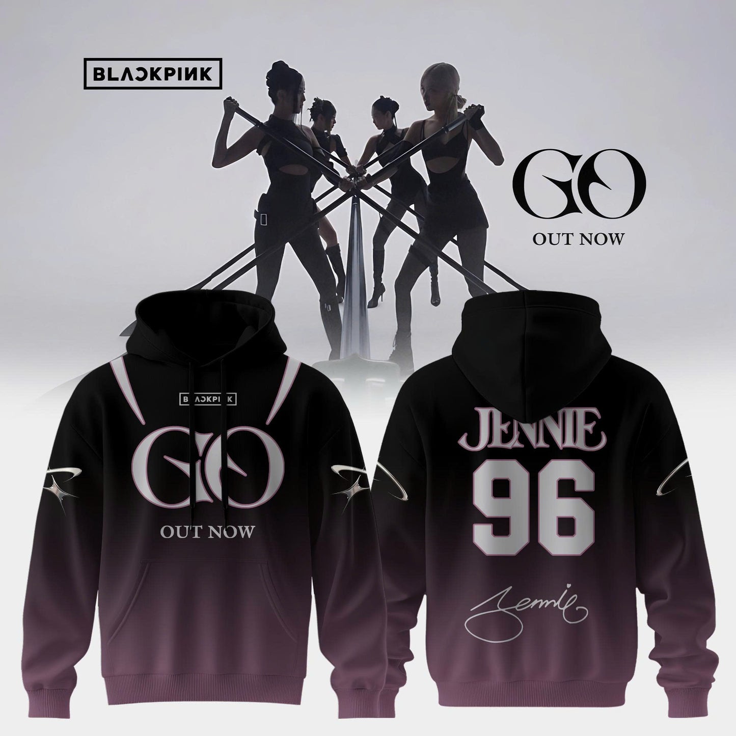 BLACKPINK ‘GO’ OUT NOW – Hoodie ( Jennie )