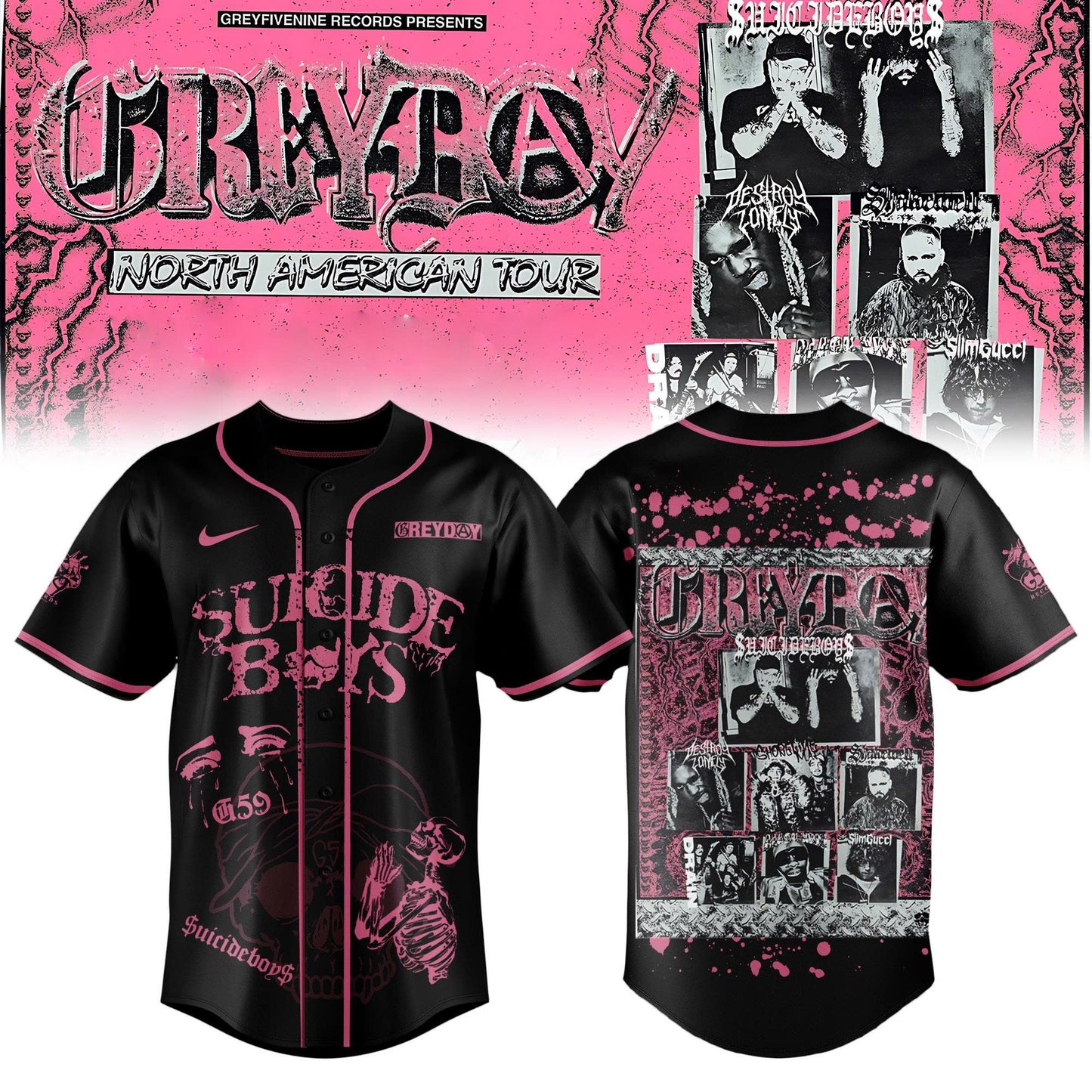$$ Greyday 2026 – North American Tour Jersey