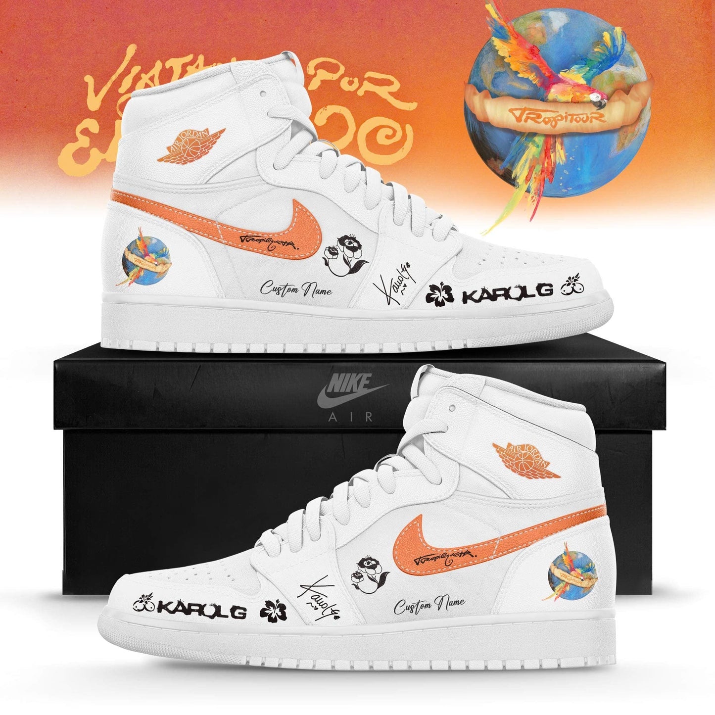 Viajando Por El Mundo Tropitour 2026 Limited Edition JD1 Shoes
