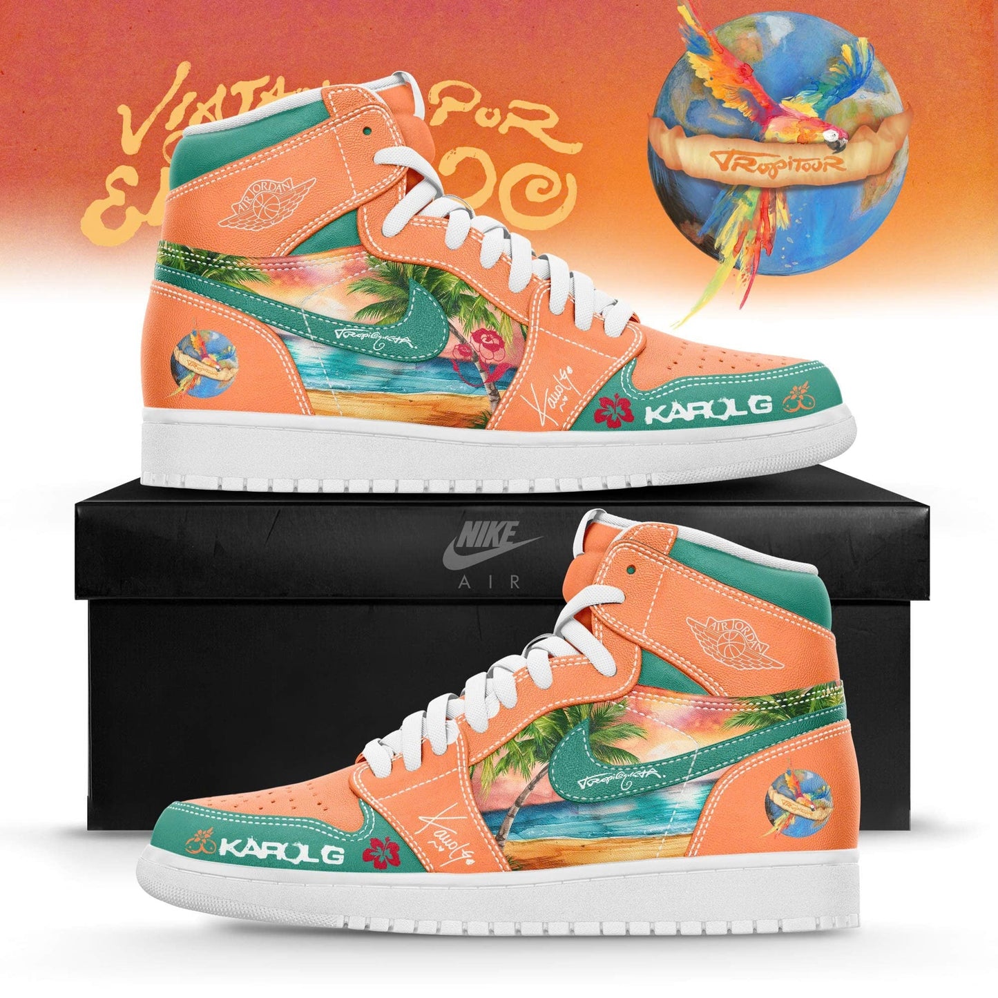 Viajando Por El Mundo Tropitour 2026 Limited Edition JD1 Shoes