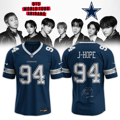 Dallas Cowboys x J-HOPE 94 BTS World Tour 2026 Limited Edition Jersey