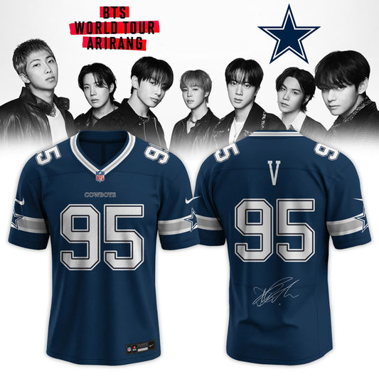 Dallas Cowboys x V 95 BTS World Tour 2026 Limited Edition Jersey