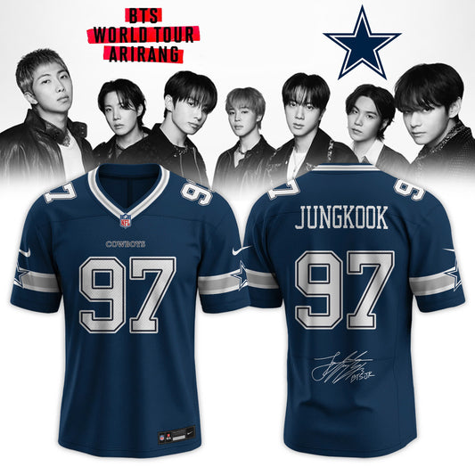 Dallas Cowboys x JUNGKOK 97 BTS World Tour 2026 Limited Edition Jersey